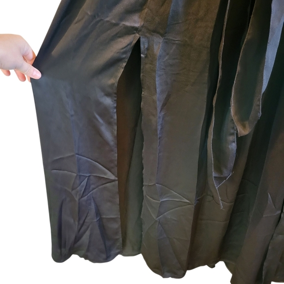 Baltic Born Black Sicily Satin Maxi Dress - Picture 4 of 8